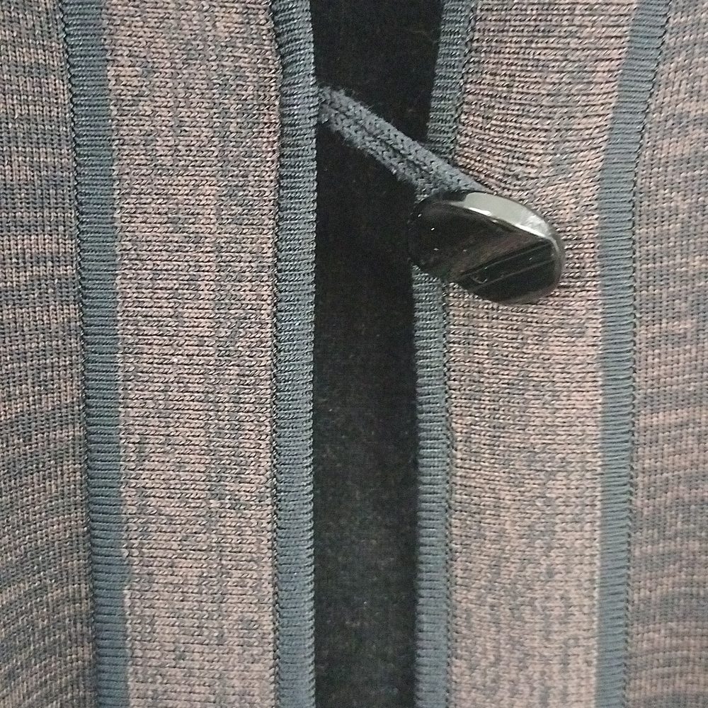 Women's Open Front Brown Marled Cardigan Sweater - Picture 4 of 7
